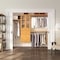 John Louis Home Solid Wood Walk-In Closet System with 4 Drawers and Glass Doors Honey Maple JLH-314 - alternate 1